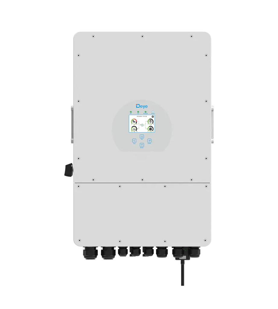Onduleur hybrides SUN-8K-SG04-lp3 compatible avec du triphasé 400v et du triphasé 230v sans neutre  ( stockage et injection )