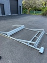 Support pour toiture plate 3 panneaux